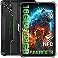 OUKITEL RT3 PRO Rugged Tablet Android 14, 16GB+128GB/1TB Tablets, 8 Inch Tablet with 5150mAh, 4G Dual SIM, 2.4G/5G WiFi, Octa-Core, 16MP Camera Portable Tablets, IP68/IP69K Waterproof/BT5.0/GPS/NFC