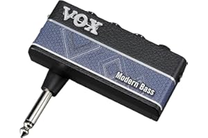 VOX - AMPLUG 3 MODERN BASS Amplificatore Portatile Basso Elettrico, a Batteria, Suono Moderno di Basso, Effetti Chorus/Delay/Reverb, Doppio Canale, Controlli di Gain/Tone/Volume, Uscita Cuffie+Aux In