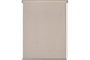 Tende a rullo per interni Oscuranti Premium in alluminio di alta qualità Tenda a rullo avvolgibile Oscurante termica da interno per finestra STORESDECO 120x250 cm Lino Premium