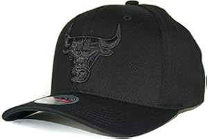 Mitchell & Ness Casquette à Calotte Haute 110 Tonal Logo Chicago Bulls Noir