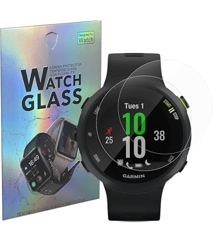 savvies Pellicola Vetro Temperato per Garmin Forerunner 45S