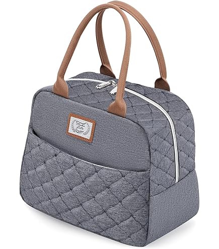 Joli Sac Isotherme Repas Violet 10L | Des Repas Pratique - Gourde Bottle