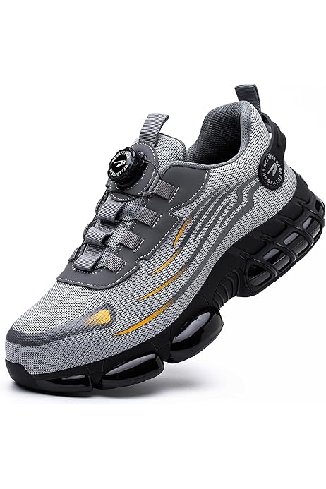 Zapatillas De Seguridad Mujer LARNMERN Zapatos De Seguridad Mujer