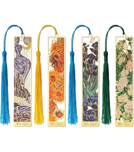 Neoreser 3 Pezzi Segnalibro Metallo Segnalibri Ciondolo, Segnalibro A Forma Di Foglia E Fiore, Regali Unici Per Bambini/Studenti/Insegnanti E Amici Da Leggere