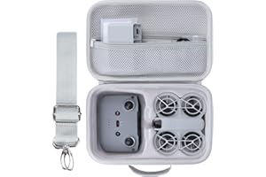 Peyyargo Dur Étui de Protection Compatible avec DJI Neo Mini Drone Caméra 4K Ultra-HD pour Adultes (Gris)
