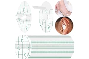 runrayay 120 Autocollants imperméables pour Oreilles de bébé, pansements Anti-Ampoules, Protection de l'oreille du Nouveau-né pour la Natation, la Douche, Le Surf et la plongée avec Tuba