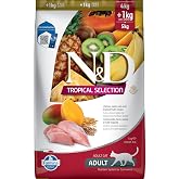 N&amp;D Tropical Selection Tavuklu Ve Tropikal Meyveli Yetişkin Kedi Maması 4+1 Kg