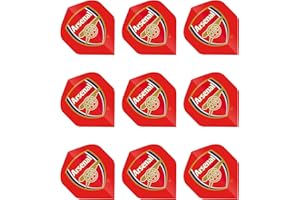 FOCO F2045 Arsenal Football Club Dart Flights - 3 Sets (9 flights in total) by Red Dragon Darts