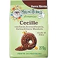 Mulino Bianco Cecille, Biscotti Frollini Senza Latte e Uova con Cacao, Scorza d'Arancia, Farina di Ceci e Mandorle, Ricche di