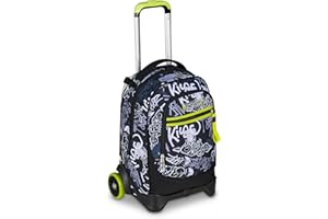 Seven Trolley Scuola New Tech, Grigio, 3 in 1, Triplo Uso, Zaino con Carrello Sganciabile e Crossover System, Viaggio, Bambino Ragazzo