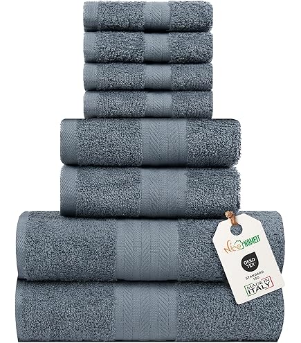 Bassetti Orbido Asciugaano Asciugaani 380 Gr 100% Cotone Set Da 10 - Foto 5