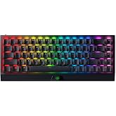 Razer BlackWidow V3 Mini HyperSpeed (Sarı Anahtar) - Fantom Puding Keycaps ile%65 Kompakt Oyun Klavyesi (Doğrusal ve Tıklama,