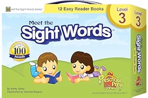 Preschool Prep Company PPC207 Meet The Sight Words Level 3 Easy Reader Books Boxed Set Of 12