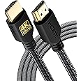PowerBear 4K HDMI Cable 3 M | High Speed, Braided Nylon & Gold Connectors, 4K @ 60Hz, Ultra HD, 2K, 1080P, ARC & CL3 Rated | for Laptop, Monitor, PS5, PS4, Xbox One, Fire TV, Apple TV PC