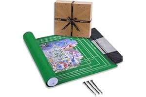 Jaques of London Jigsaw Mat | Roll Up Puzzle Mat for 2000 Piece Jigsaws | Easy to Store | Jigsaw Roll Mat for Adults Jigsaws | Quality Since 1795