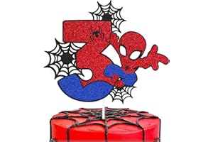 YOOYEH 1 PCS Party Cake Toppers, Cartoon Movie Themed Happy Birthday Party Supplies Decorations for Boys Girls Decorations (1th) (1th) (3th)