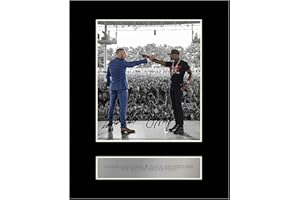 ICONIC PICS Conor McGregor and Floyd Mayweather Signed Mounted Photo Display