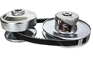 Jeremywell 40 Series Torque Converter Kit Clutch Pulley 1" Driver 5/8" Driven 8 to16HP Belt replace Comet 40D Series Torq-A-Verter models 209133A, 209133, 209139A, 209139, 209151A, 209151, Manco 2432