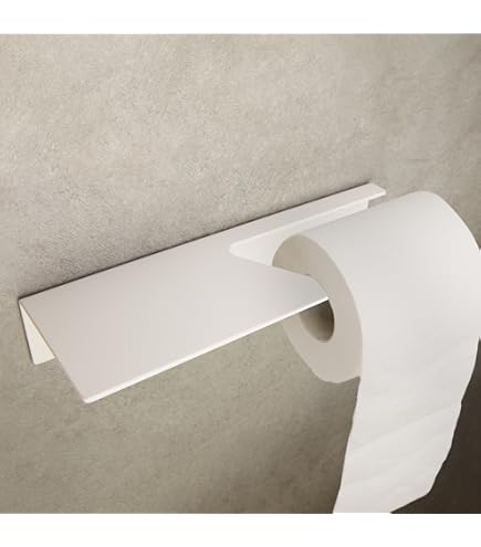 Portarotolo Carta Igienica Senza Foratura | Dispenser Autoadesivo Con Doppio Scomparto, Impermeabile E Antipolvere - Foto 3