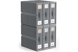 BTGGG 6 Stück Unterbett Aufbewahrungsbox Bettwäsche Aufbewahrung mit handhaben, Faltbarer Bettwäsche Organizer Schrank Organizer Kleiderschrank Aufbewahrung mit klarem Fenster für Bettbezug Kleidung, Grau