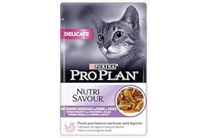 Purina Pro Plan comida húmeda para gato Delicate con Pavo en Salsa 26 x 85 gr