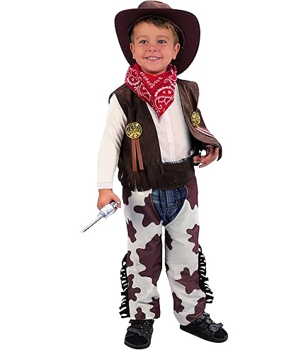 W WIDMANN MILANO Party Fashion - Kinderkostuum cowboy, ranger, wild westen, carnavalskostuums