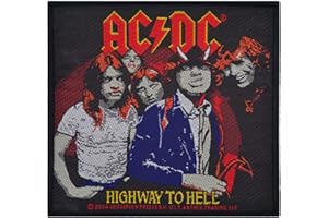 Klicnow AC/DC Highway To Hell Patch 10 X 10cm (4" X 4")