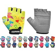 Guanti Ciclismo Senza Dita Per Bambini Ragazzo Ragazza Bambine 3 4