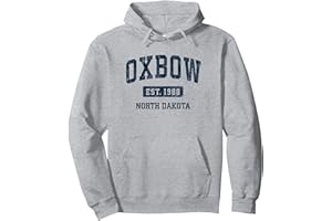 OXBOW ND RETRO T-SHIRTS & TEES Design sportif vintage Oxbow North Dakota ND Sweat à Capuche