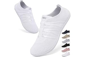 Wizshoe Barefoot Homme Femme Chaussures Pieds Nus Respirant Légères Confortable Slip on pour Sneakers