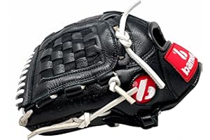 barnett GL-120 Gant de Baseball Cuir de compétition Outfield 12, pour droitier REG, Noir