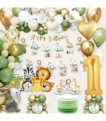 Assiettes En Carton Safari Animaux - Lot De 8, Diamètre 23 Cm (anniversaire Enfant)