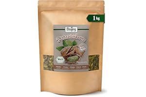 ‎BIOJOY Biojoy BIO-Pistazien roh (1 kg), geschält und ungesalzen, Pistazienkerne ohne Zusatzstoffe