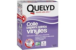 QUELYD Bostik SA QL000333 - Colla per carta da parati in vinile, 300 g, Bianco (Clair)
