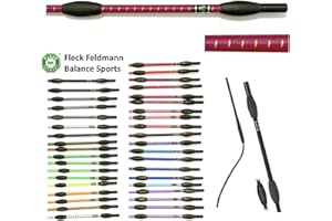 JA Horse Fleck Feldmann Balance Sports Dressurgerte Gerte Reitgerte (110 cm, brombeer-grün)