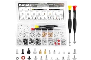 KALOTE 167Pcs PCIe NVMe M.2 Screws Standoff Nut ATX SSD Mounting Screws Kit, PC Screws Kit for Asus Gigabyte MSI Motherboards, HDD Hard Drive, CD-ROM, Fan,PC Case for Computer Laptop Notebook DIY & Repair