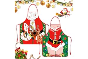 Wisolt Grembiule Cucina Donna Grembiuli da Cucina Regalo Compleanno Regali Natale Idee Regalo Uomo Donna Grembiule Cucina Uomo Divertent