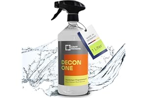 ‎LIQUID ELEMENTS Liquid Elements – Decon One Flugrostentferner Auto & Vorreiniger 1L – Starke, säurefreie Reinigungsformel – Materialschonend & pH-neutral – Entfernt Öl, Teer, Flugrost & Schlamm – Made in Germany