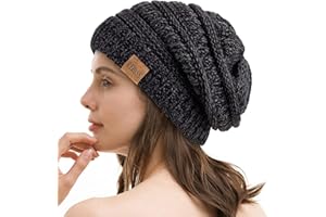 REDESS Slouchy Beanie Hat per uomo e donna Winter Warm Chunky Soft Oversize Cable Knit Cap
