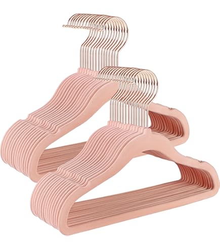 Haushalt International Lot De 10 Cintres En Bois – Lot De 10 Cintres En Bois - Idéal Comme Cintres Pour Pantalons Ou Pour Le Rangement De Costumes