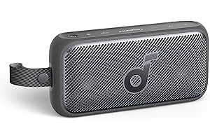 soundcore Motion 300 Bezprzewodowy przenośny głośnik Hi-Res z technologią BassUp, głośnik Bluetooth z technologią SmartTune, dźwięk stereo 30 W, IPX7, do ogrodu i pieszych wędrówek (czarny)