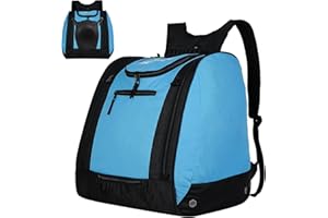 AUMTISC Ski Boot Bag Ski Backpack- Snowboard Boots Bag ski Boot Backpack for Flying Air Gloves Jacket Goggles
