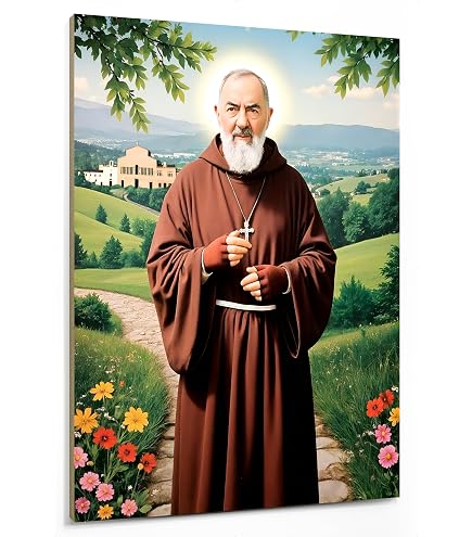 Quadro stampa Padre Pio 25x20 cm | vendita online su