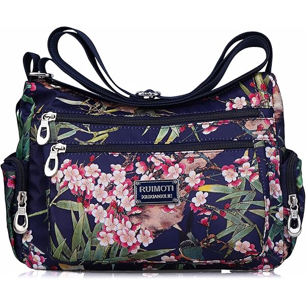 FOLOVEYA Fashion Borsttas Vrouwen Kleine Draagtas Cross Body Tas Dames Casual Schoudertas Lichtgewicht Sling Rugzak Polyester voor Fietsen Wandelen Reizen Outdoor Sport, Patroon C, L, Sling Tas