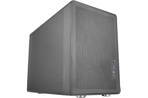 MARS GAMING MC-XPRO, Ultrakompaktowa Obudowa MicroATX, Panel Mesh, Tylny Wentylator 120mm, Technologia Chłodzenia Mesh 360°, Podwójna Kompatybilność Zasilaczami ATX i SFX, Mini-Tower PC USB-C, Czarny
