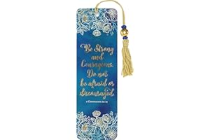 PETER PAUPER PRESS Be Strong and Courageous Beaded Bookmark