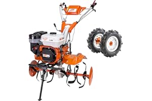 RURIS POWER FOR NATURE RURIS - Motoculteur Professionnel 731FR - Moteur General Engine de 8,5 CV - Largeur de Travail de 560-830 mm - Surface Traitée Allant Jusqu'à 1000 m²/h, Orange