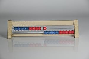 Handelsagentur Sieboldt Abacus Student's Abacus Calculating Frame Blue / Red Pack of 20