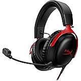 HyperX Cloud III – Wired Gaming Headset, PC, PS5, Xbox Series X|S, Angled 53mm Drivers, DTS, Memory Foam, Durable Frame, Ultr
