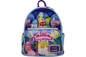 Loungefly Sac à bandoulière exclusif à double sangle, Multicolore